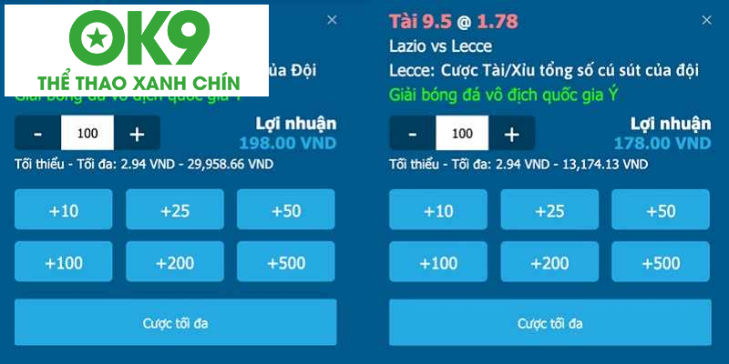 Tính tiền khi chơi kèo phạt đền Tính tiền khi chơi kèo phạt đền