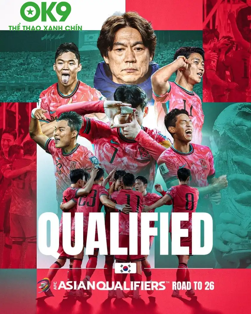 Hàn Quốc chính thức dự World Cup 2026 (Ảnh: AFC)
